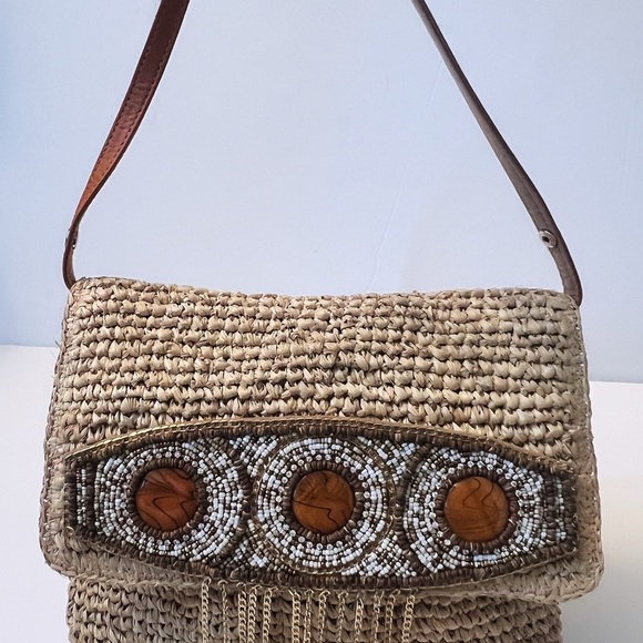 Tommy Bahama Handbags - Tommy Bahama Natural Straw Crossbody Bag!!!